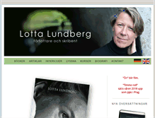 Tablet Screenshot of lottalundberg.com